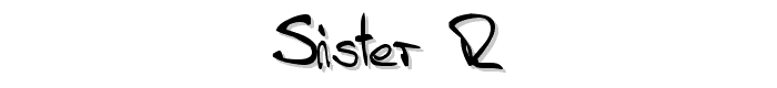 Sister R font